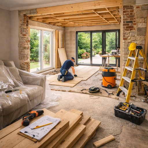 Extension de maison par l’intérieur en Île-de-France
