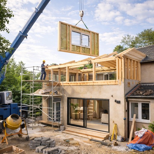 Extension de maison par surélévation en Île-de-France